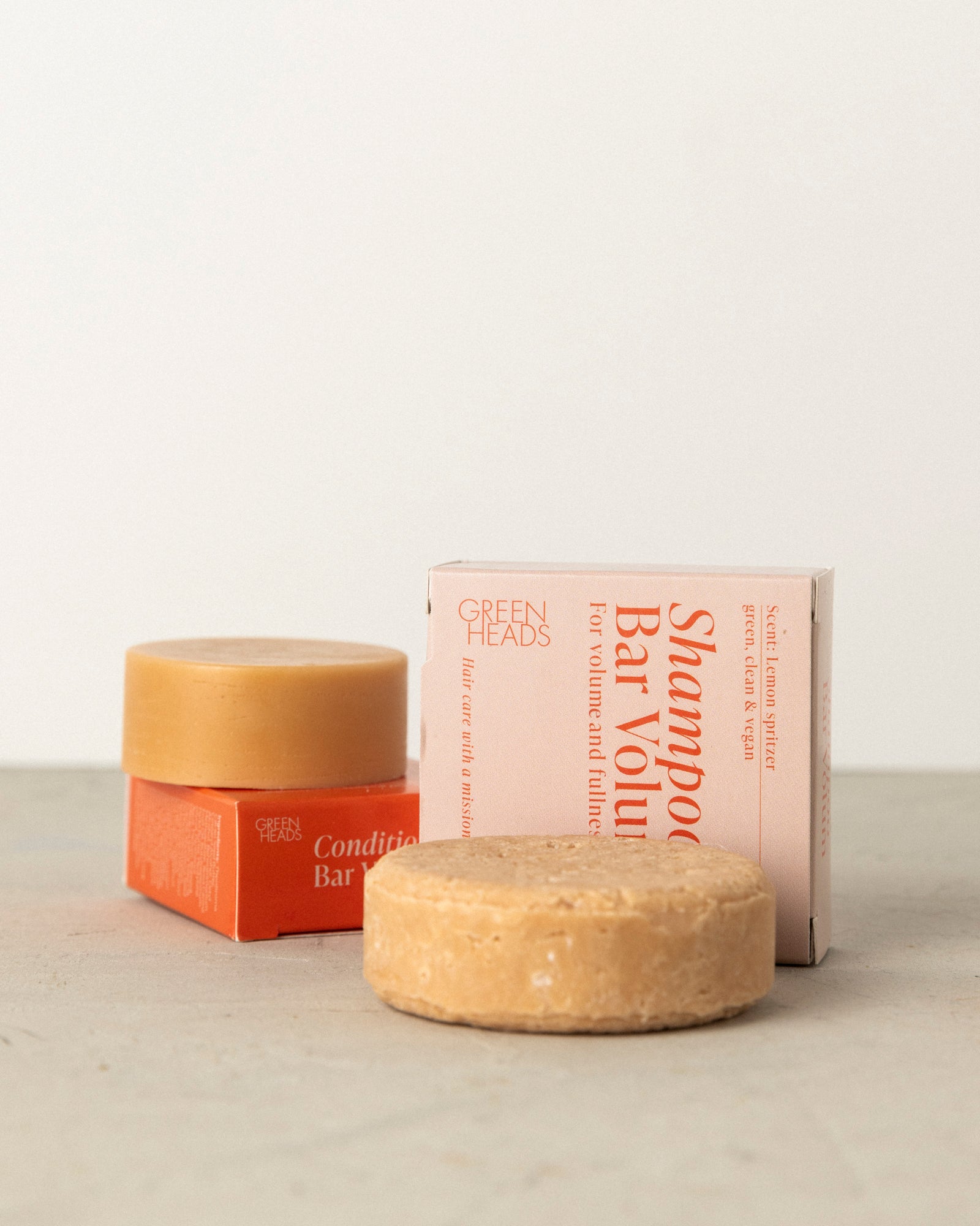 Duo Shampoobar en Conditionerbar -Green heads-