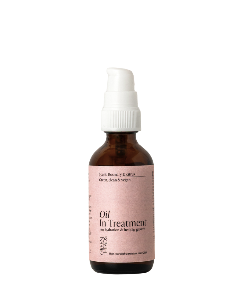 Rozemarijn haarolie van Green Heads in 30 ml fles – natuurlijke oliebehandeling voor hoofdhuid en haar