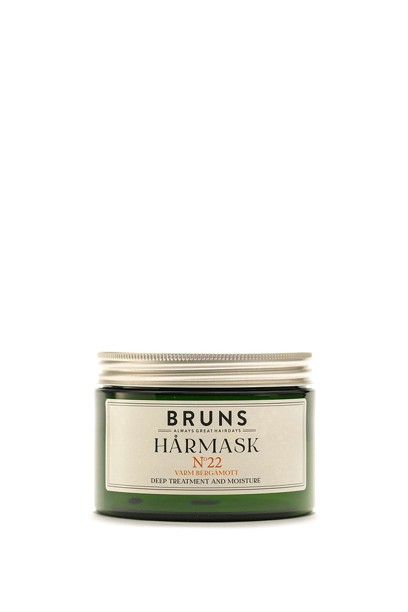 Natuurlijk haarmasker Bruns warm Bergamot