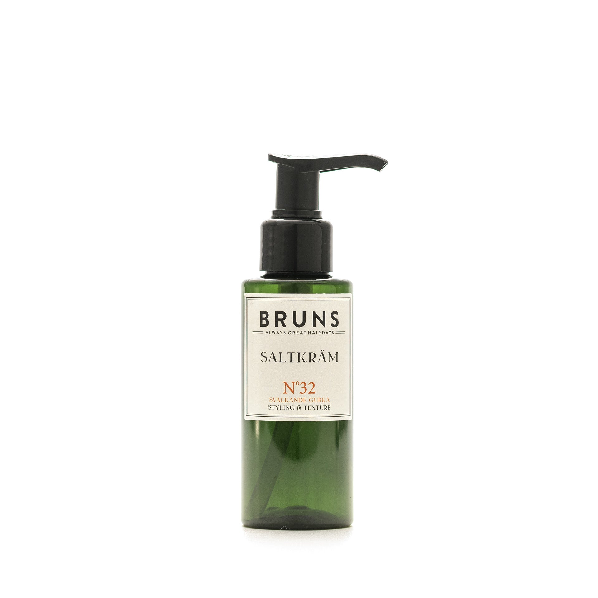 Natuurlijke haarstyling Salt cream -BRUNS PRODUTS- no 32 Cooling Cucumber 100 ml