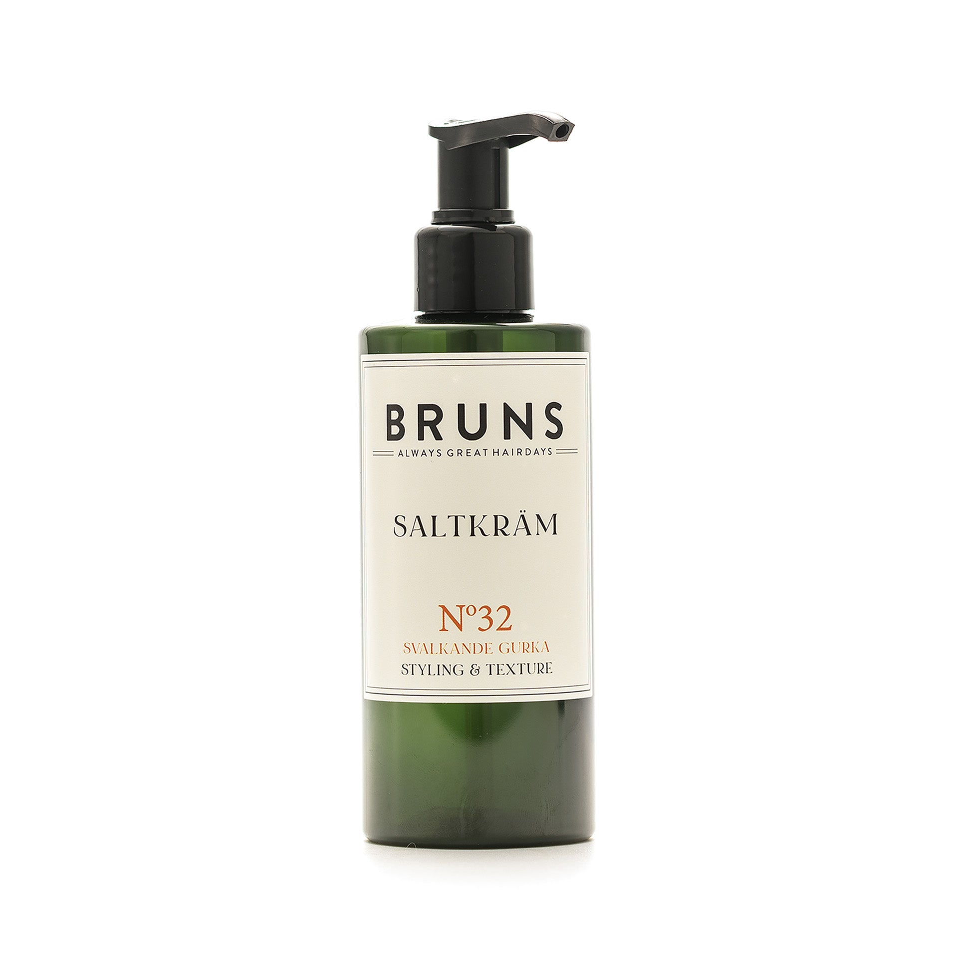 Natuurlijke haarstyling Salt cream Bruns
