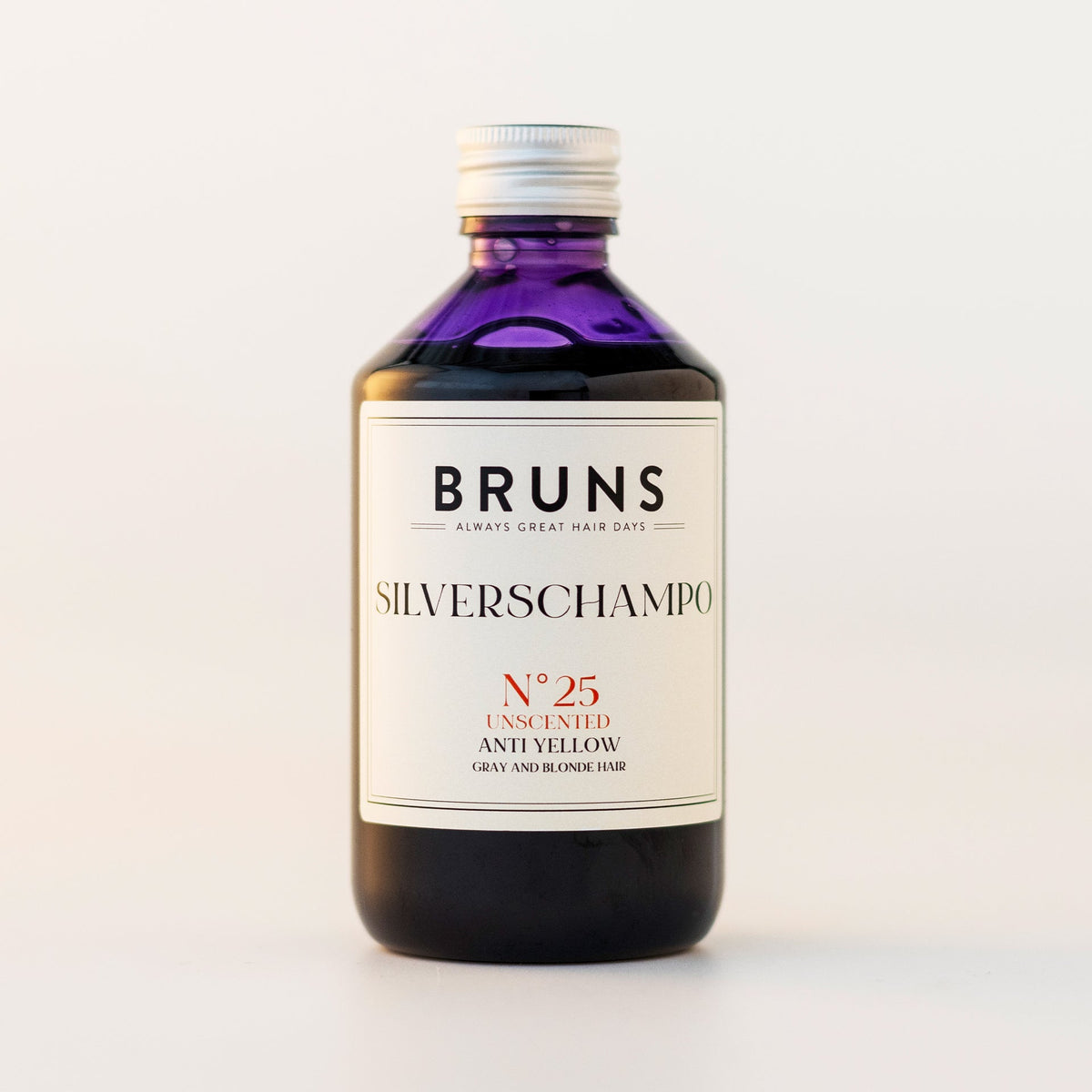 BRUNS Silverschampo No 25 - Unscented No 24 300ml