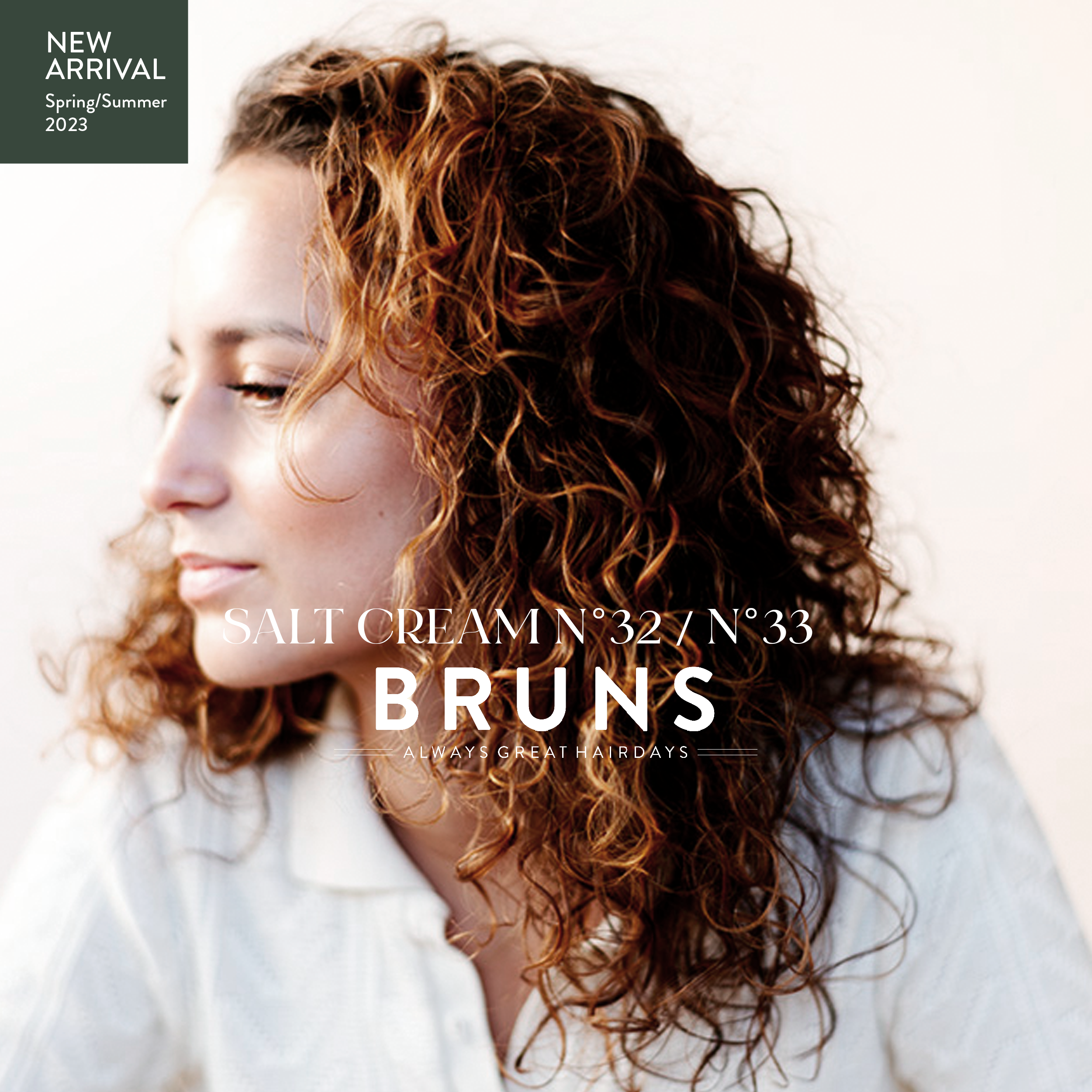 Parfumvrije Haarstyling Saltcream Nº33 – Natuurlijke Styling voor Textuur en Hold