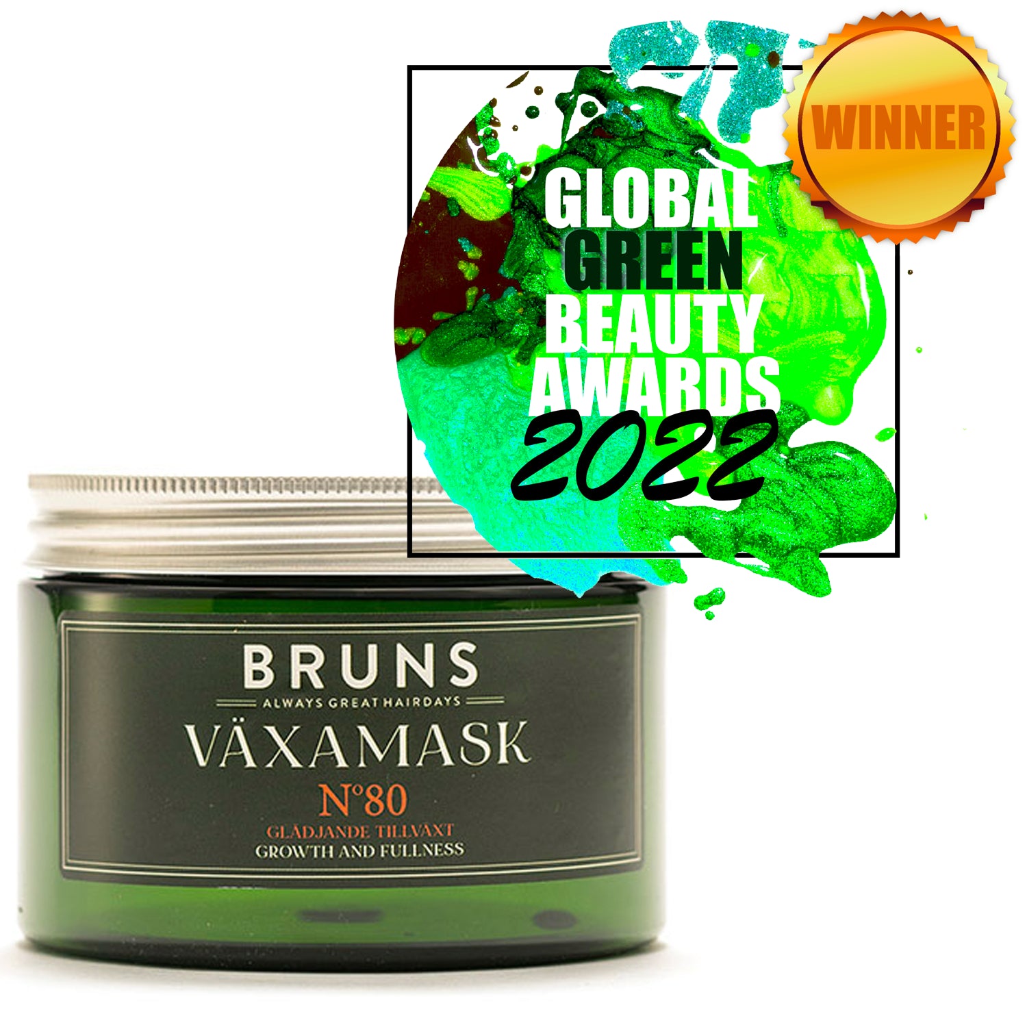 VÄXAMASK Nº80 Haarmasker dat de haarzakjes stimuleert om de haargroei te verbeteren.