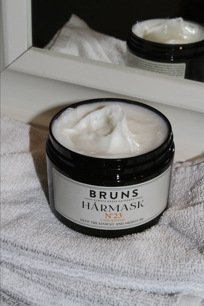 Haarmasker zonder parfum Bruns
