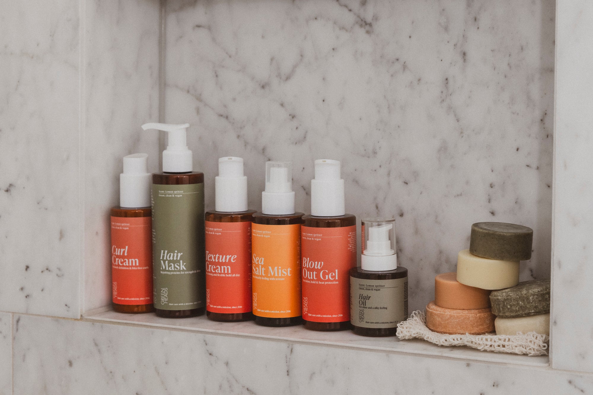 Natuurlijke conditioners en Haarmaskers  -GREEN HEADS-