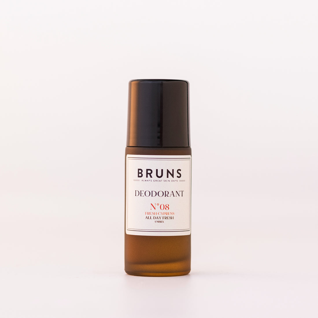 Bruns Deodorant bruine fles no8 geur van verse cypres