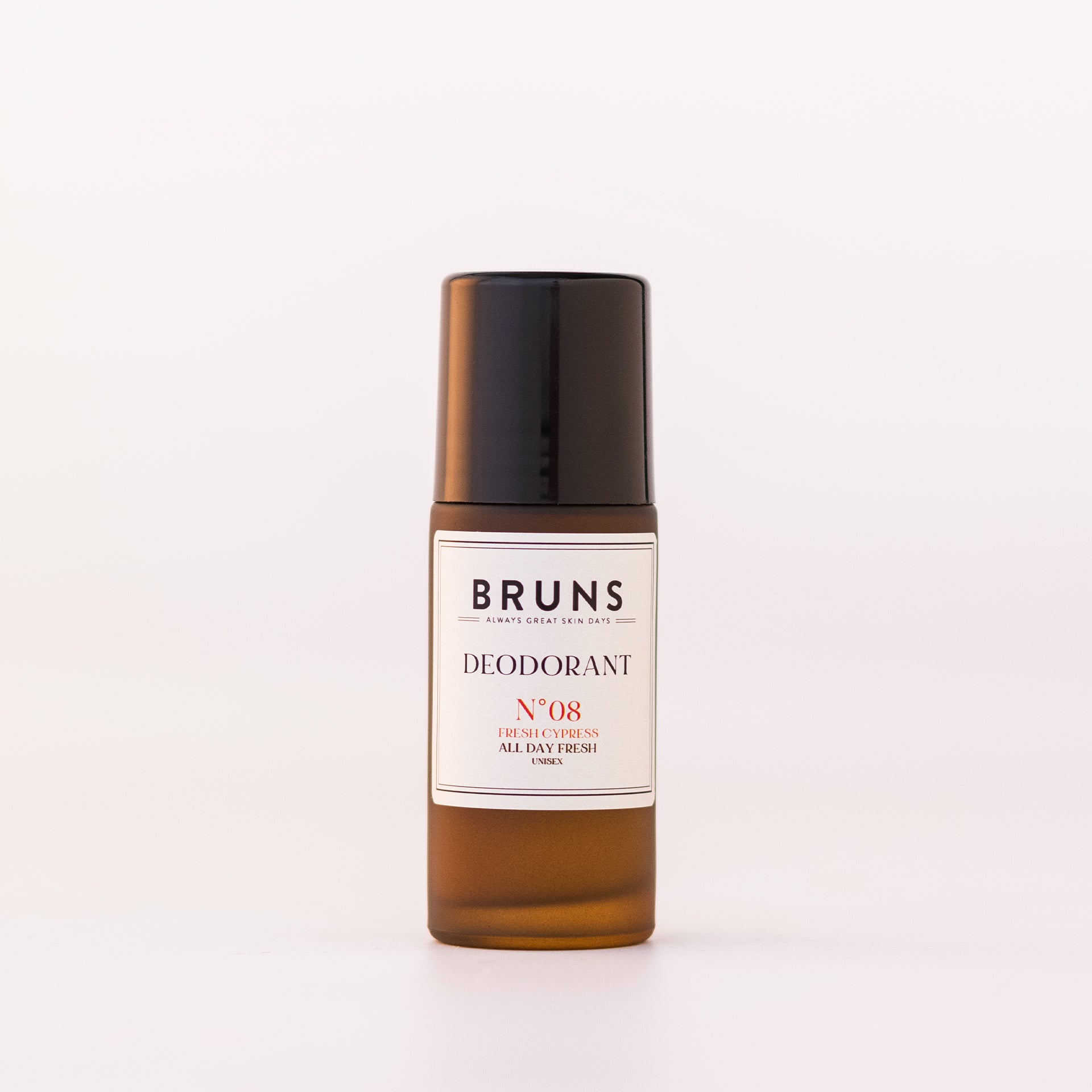 Bruns Deodorant bruine fles no8 geur van verse cypres