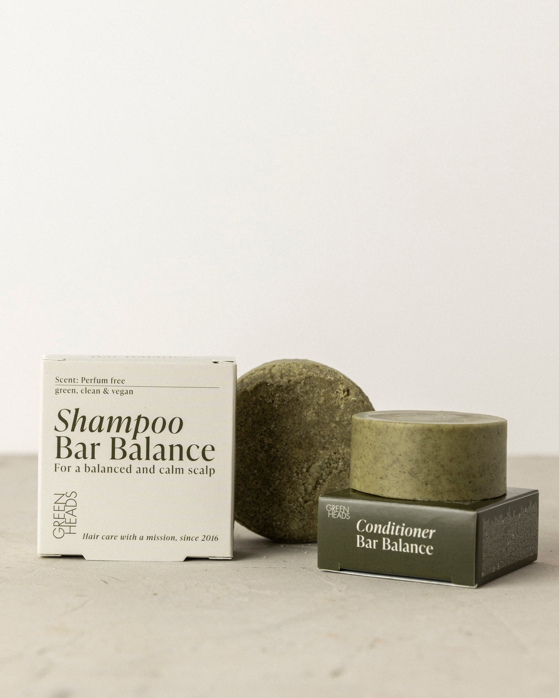 Natuurlijke Conditionerbar Parfumvrij -Green Heads-