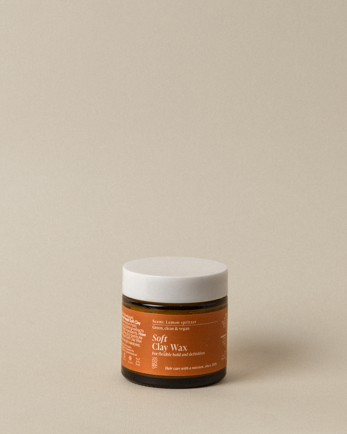 Haarstyling GREEN HEADS  Soft Clay Wax-Vegan
