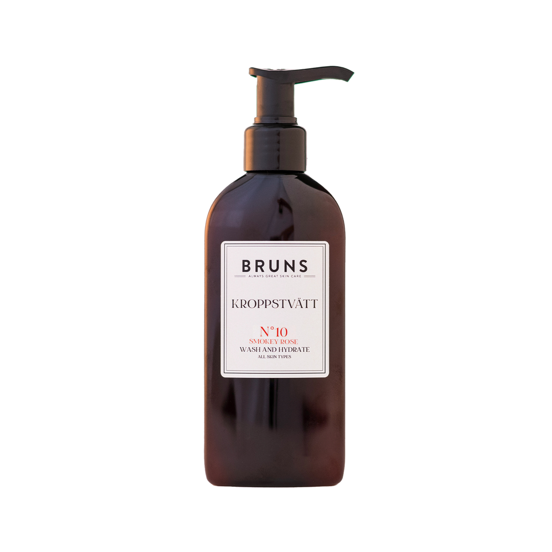 Bruns Natuurlijke Body Wash 10 bruin flesje
