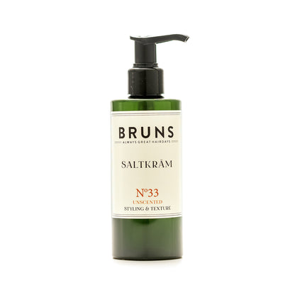 Parfumvrije haarstyling Saltcream Bruns