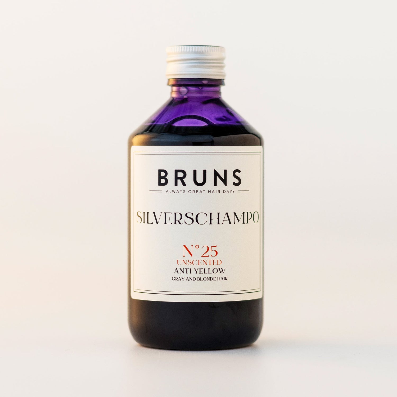 BRUNS Silverschampo No 25 - Unscented No 24 300ml