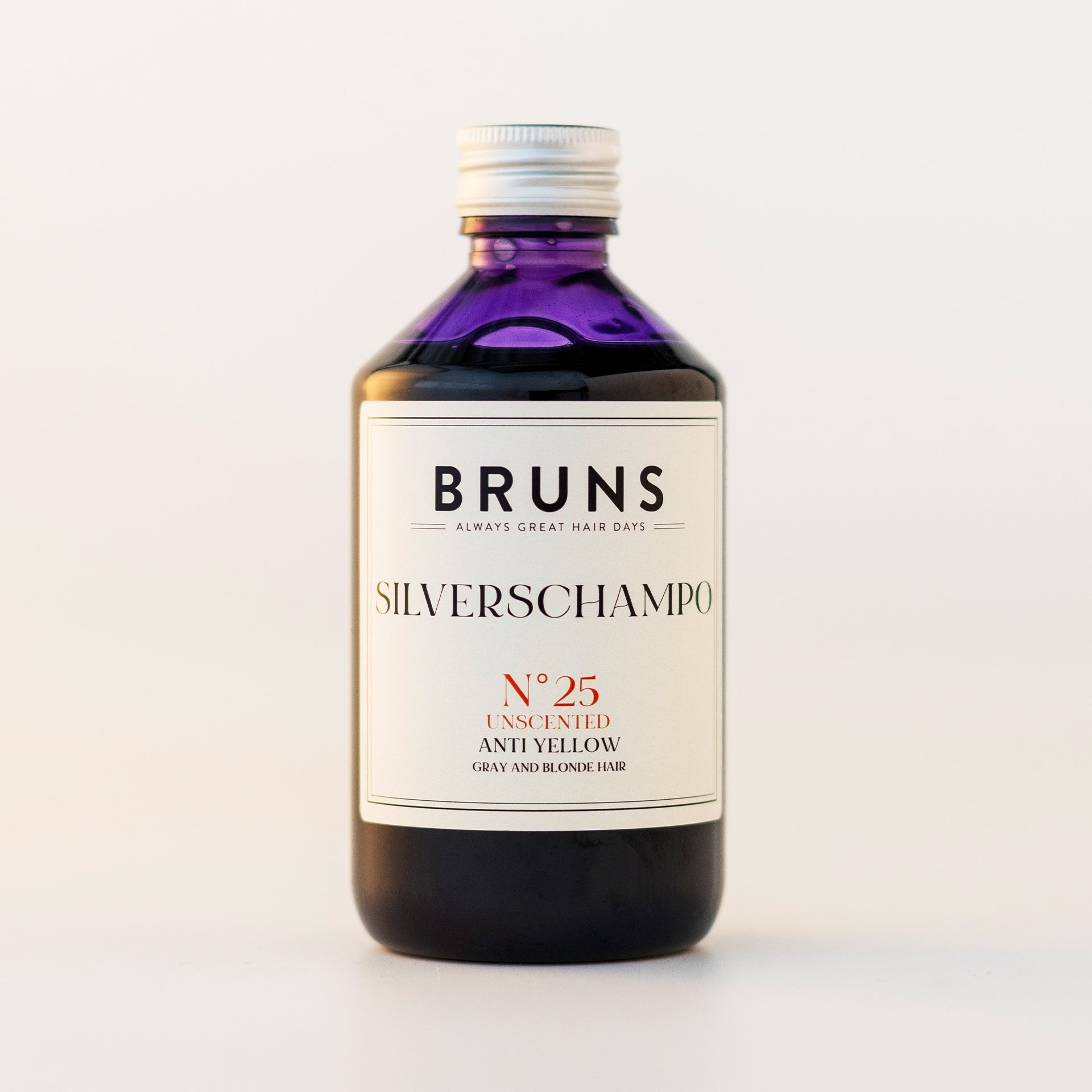 BRUNS Silverschampo No 25 - Unscented No 24 300ml