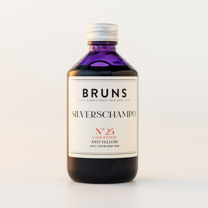 BRUNS Silverschampo No 25 - Unscented No 24 300ml