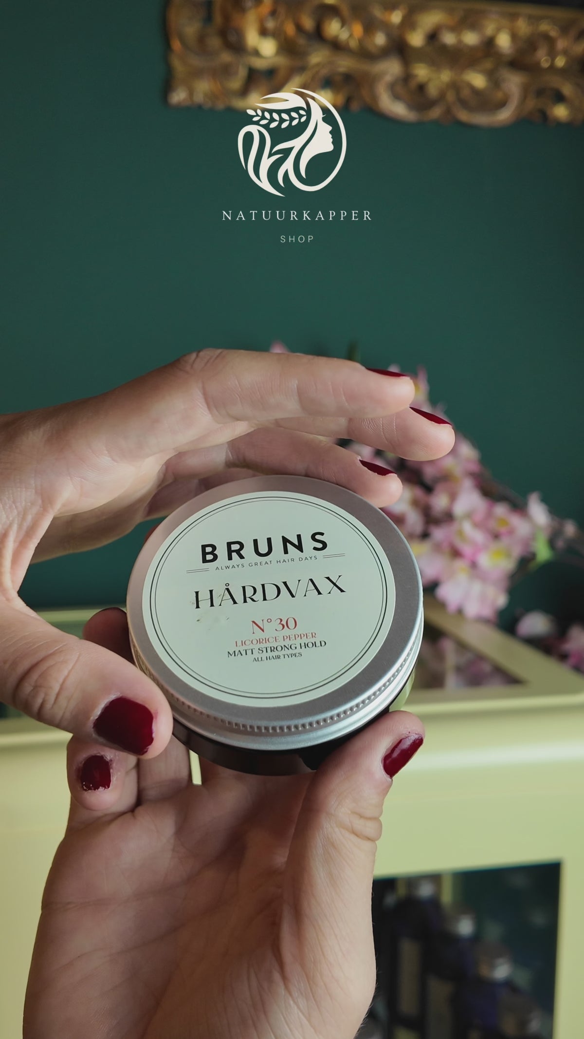 Haarwax – Strong &amp; Matte afwerking - Bruns No 30