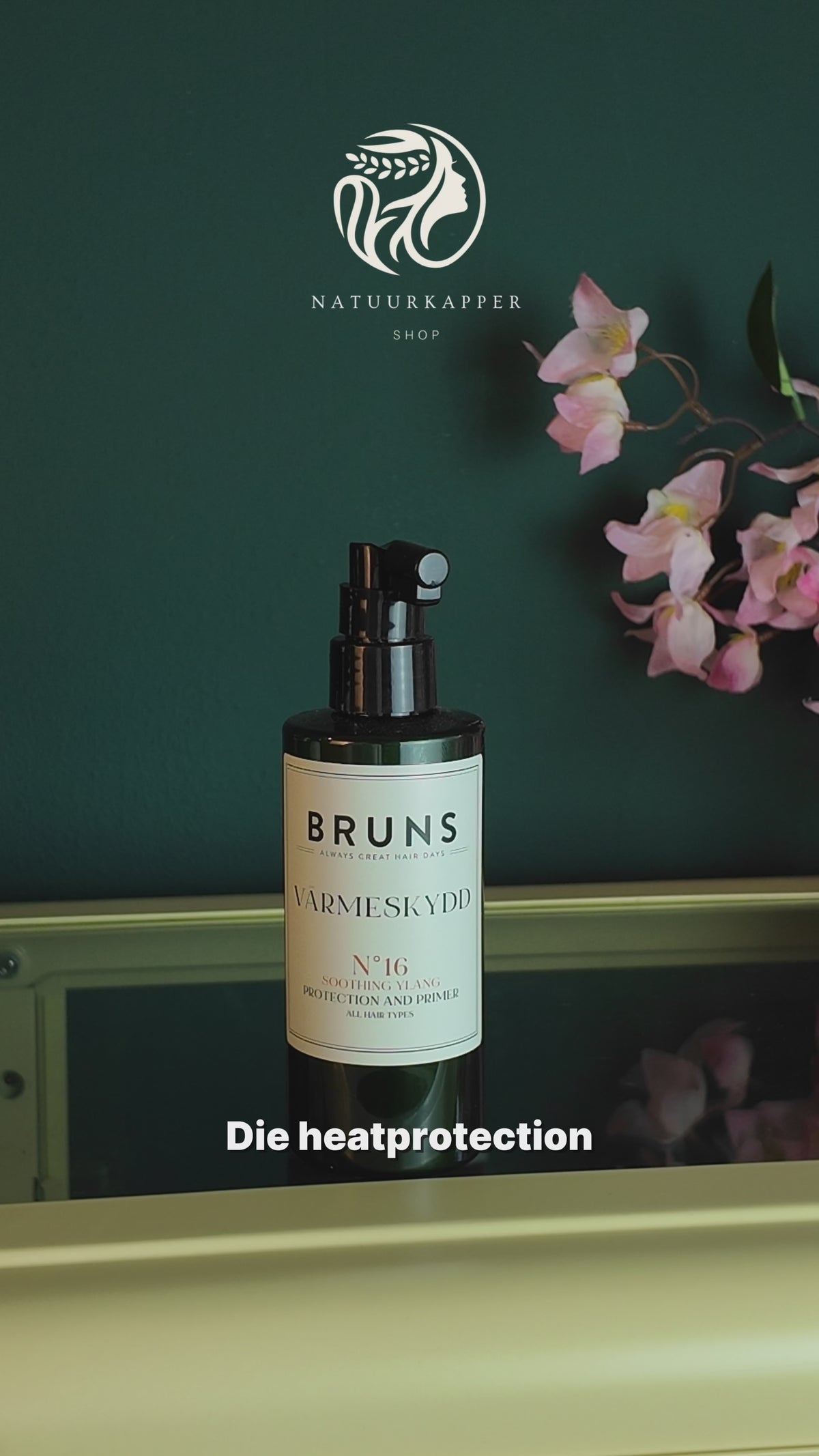 BRUNS Hittebescherming N°16 – Natuurlijke hittebescherming tot 230°C